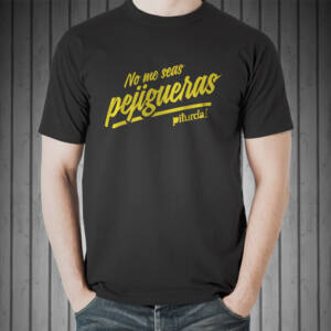man in blank t-shirt
